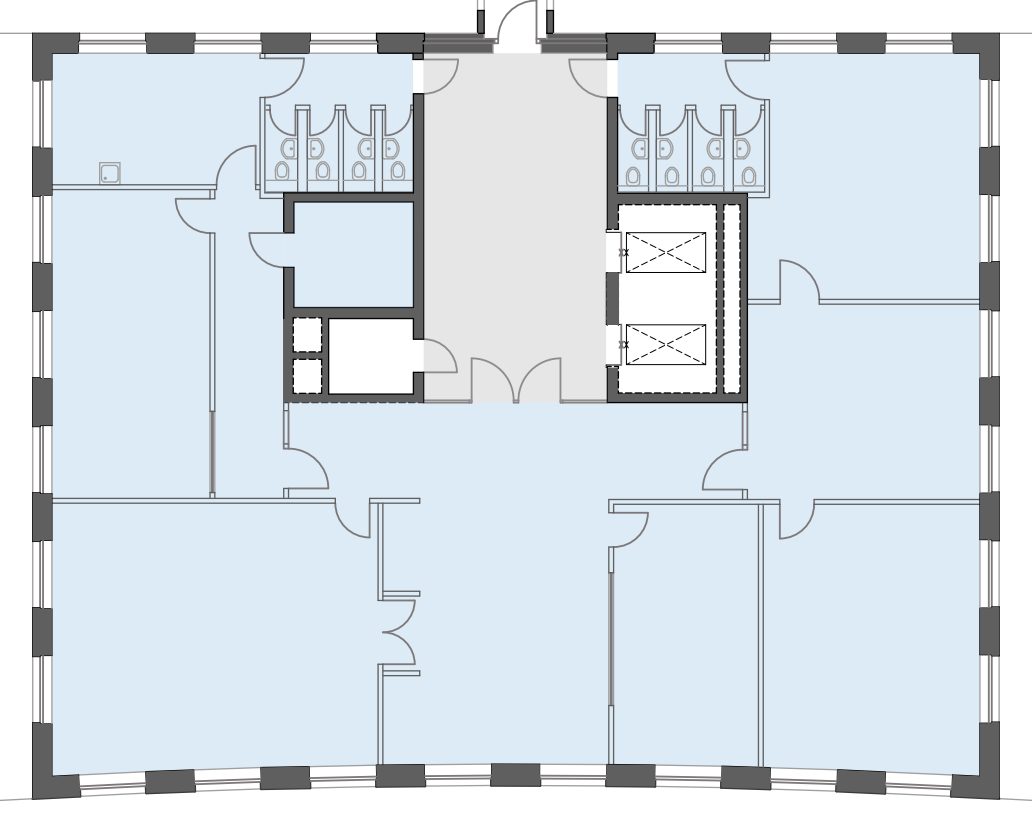 Grundriss Turm 1 · komplett