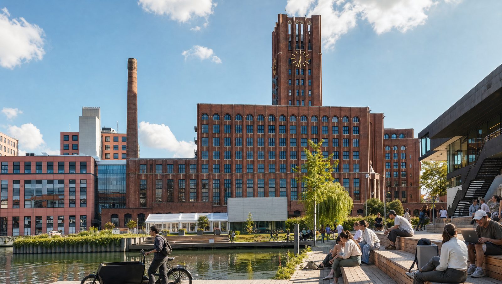 Vom Druckhaus zum Kreativ- und Technologie-Campus